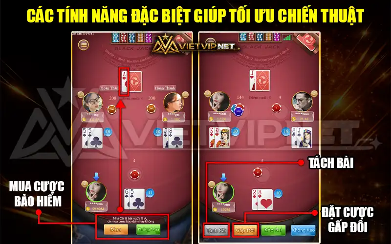 Các tính năng đặc biệt giúp tối ưu chiến thuật