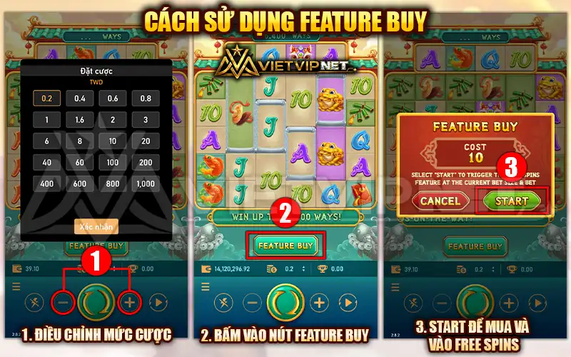 Cách sử dụng Feature Buy