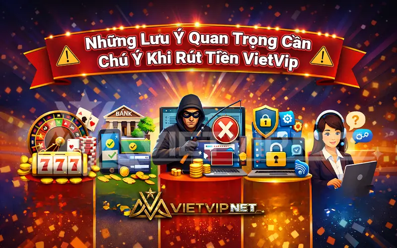 Lưu Ý Quan Trọng Khi Rút Tiền VietVip