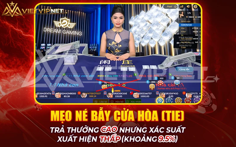 Mẹo chơi baccarat online né bẫy cửa Hòa