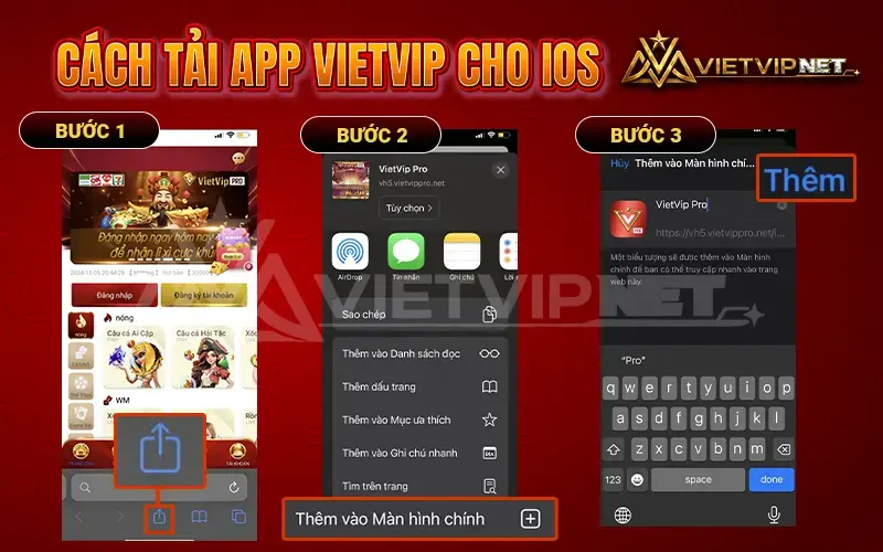 Cách tải App Vietvip cho iOS