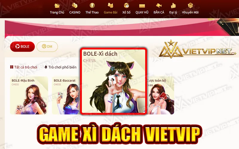 Game Bài Xì Dách Vietvip