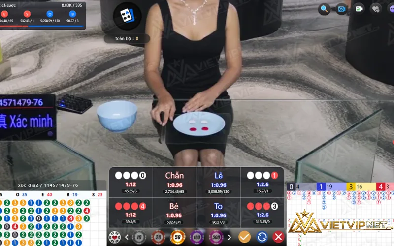 Trò chơi casino Xóc đĩa